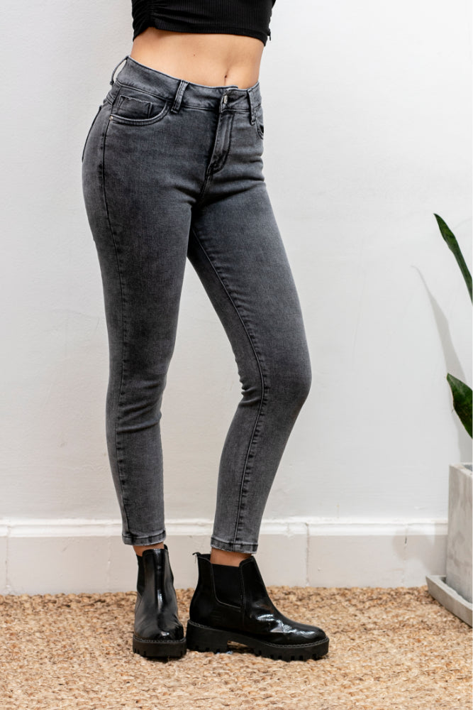 Pantalón jeans Mayela - Gris